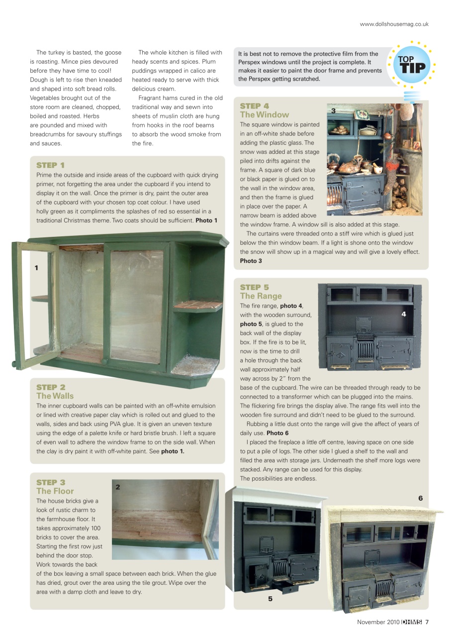 Dolls House and Miniature Scene Preview Pages