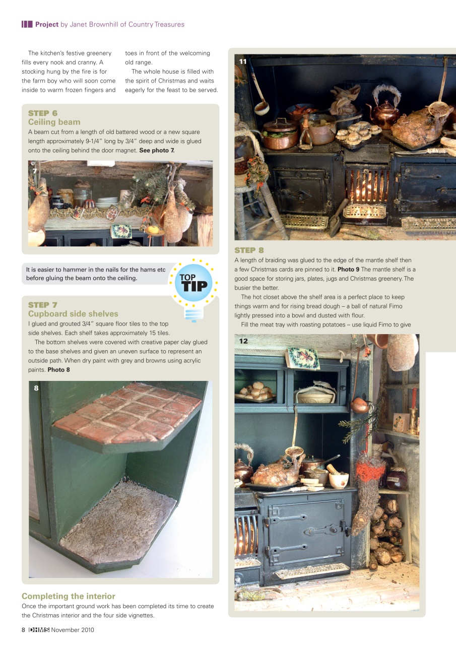 Dolls House and Miniature Scene Preview Pages