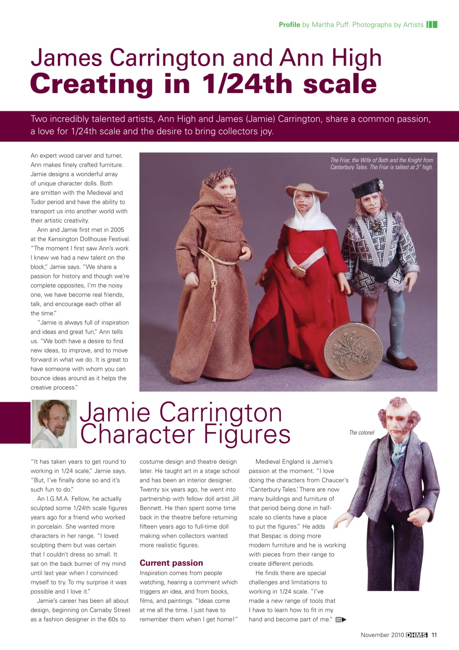 Dolls House and Miniature Scene Preview Pages