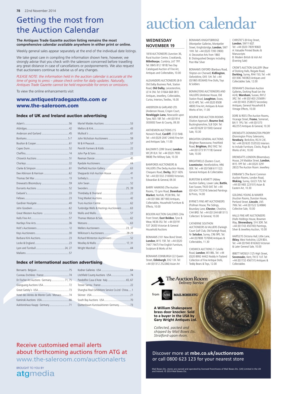 Antiques Trade Gazette Preview Pages