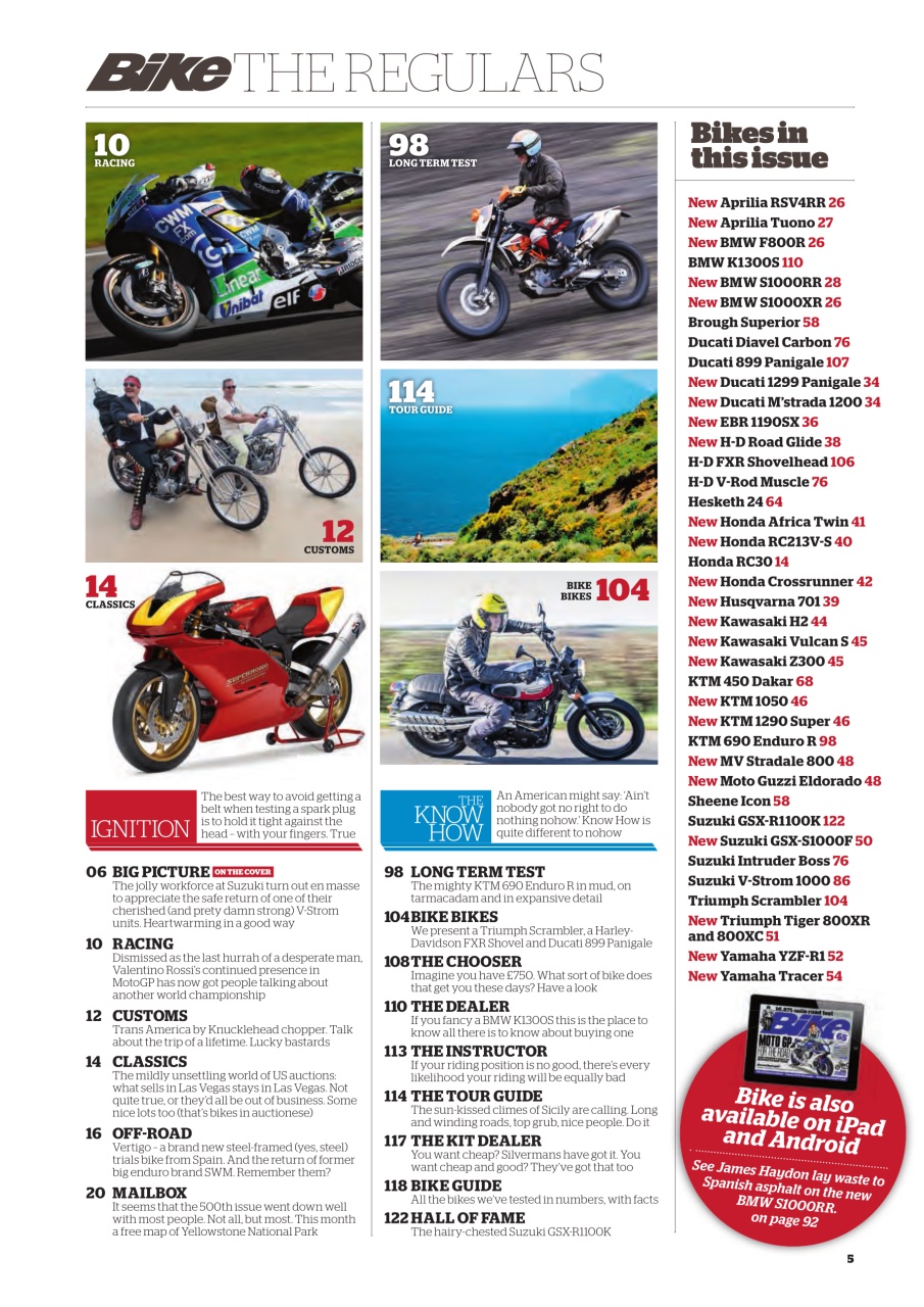 Bike Preview Pages