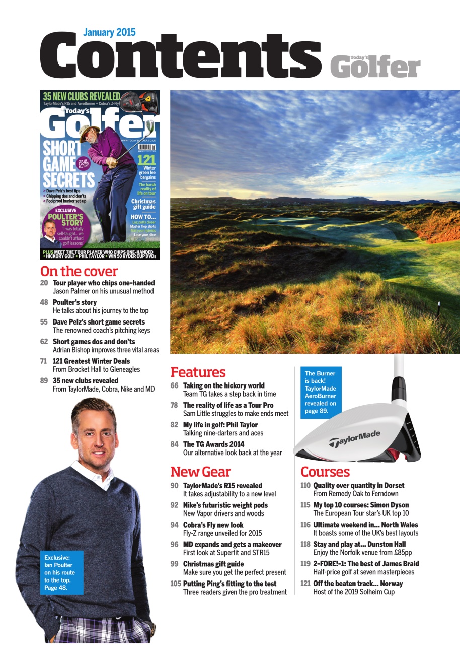 Today's Golfer Preview Pages