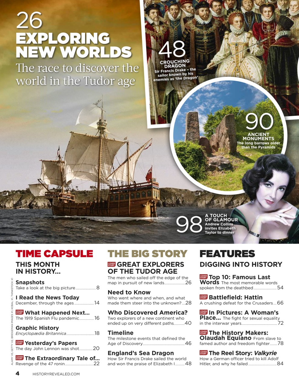 BBC History Revealed Magazine Preview Pages