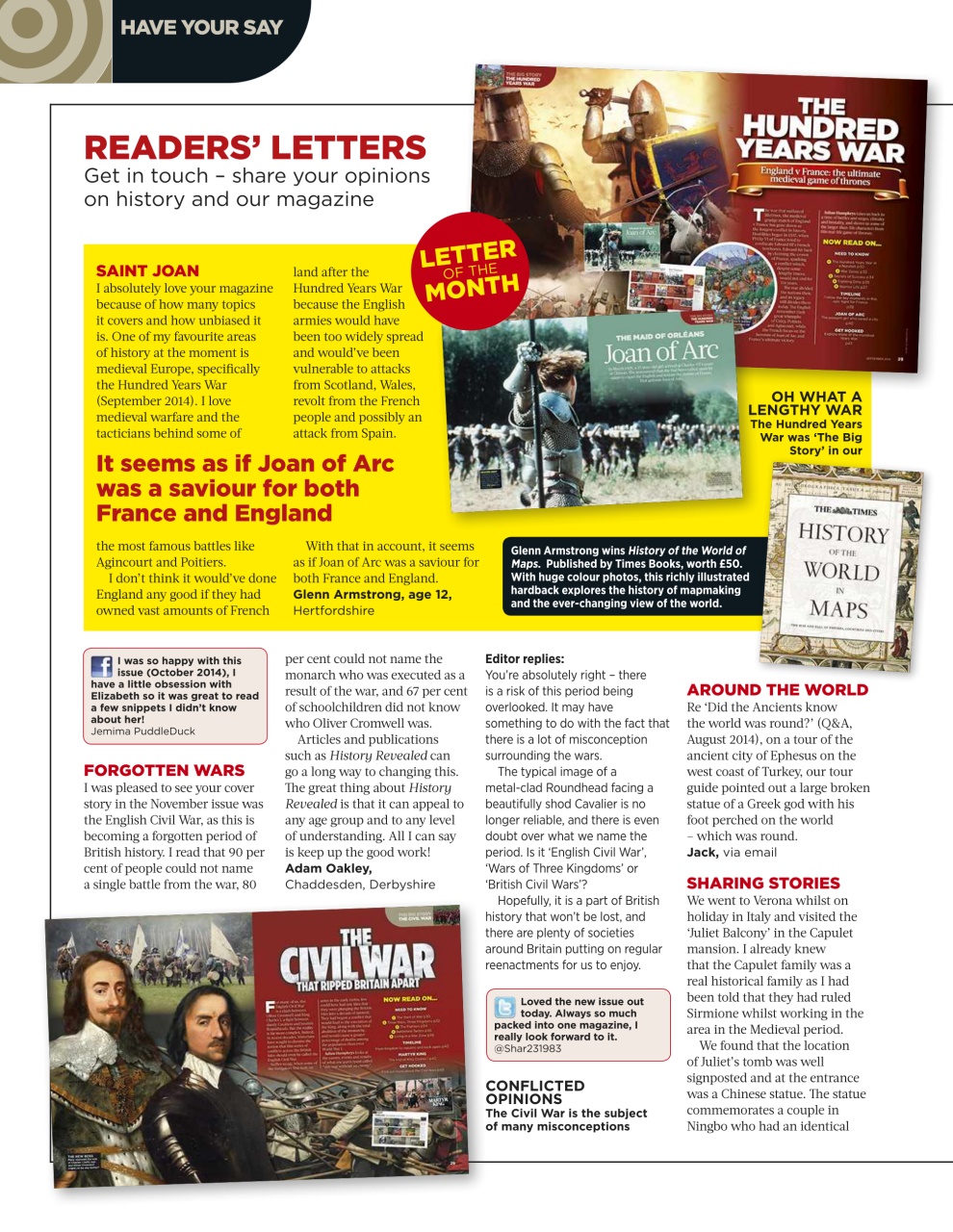 BBC History Revealed Magazine Preview Pages