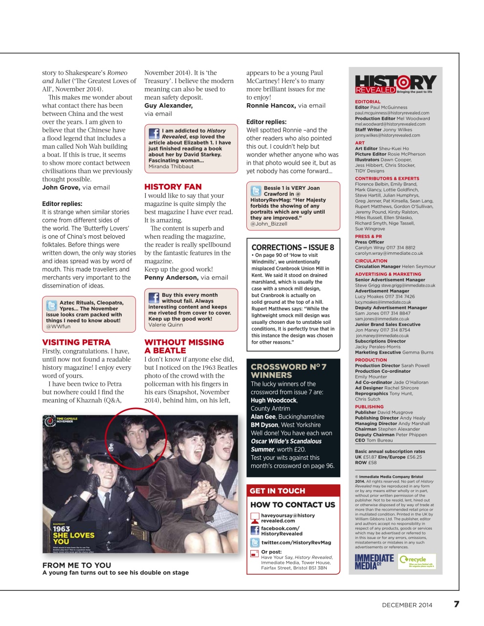 BBC History Revealed Magazine Preview Pages