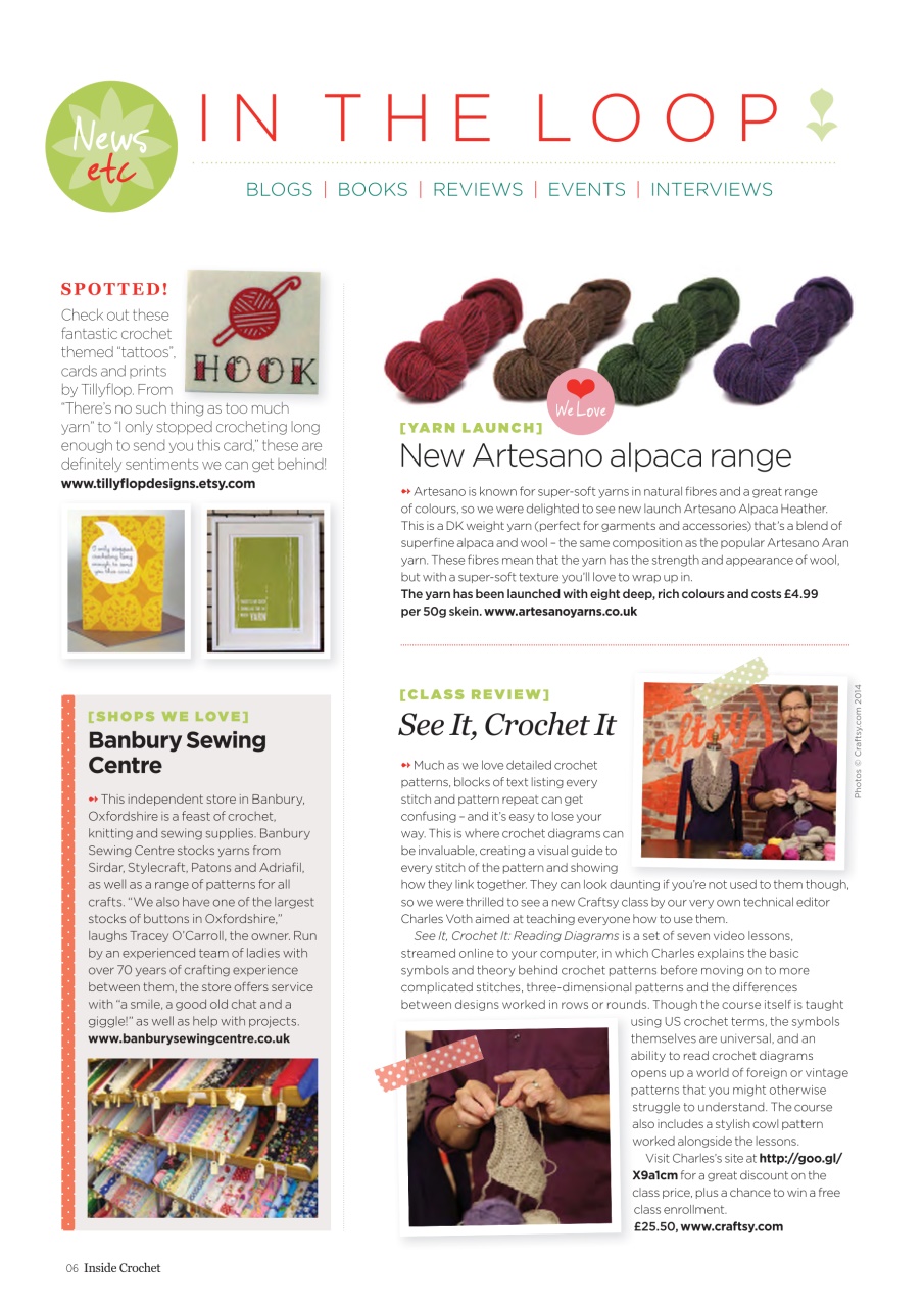 Inside Crochet Preview Pages