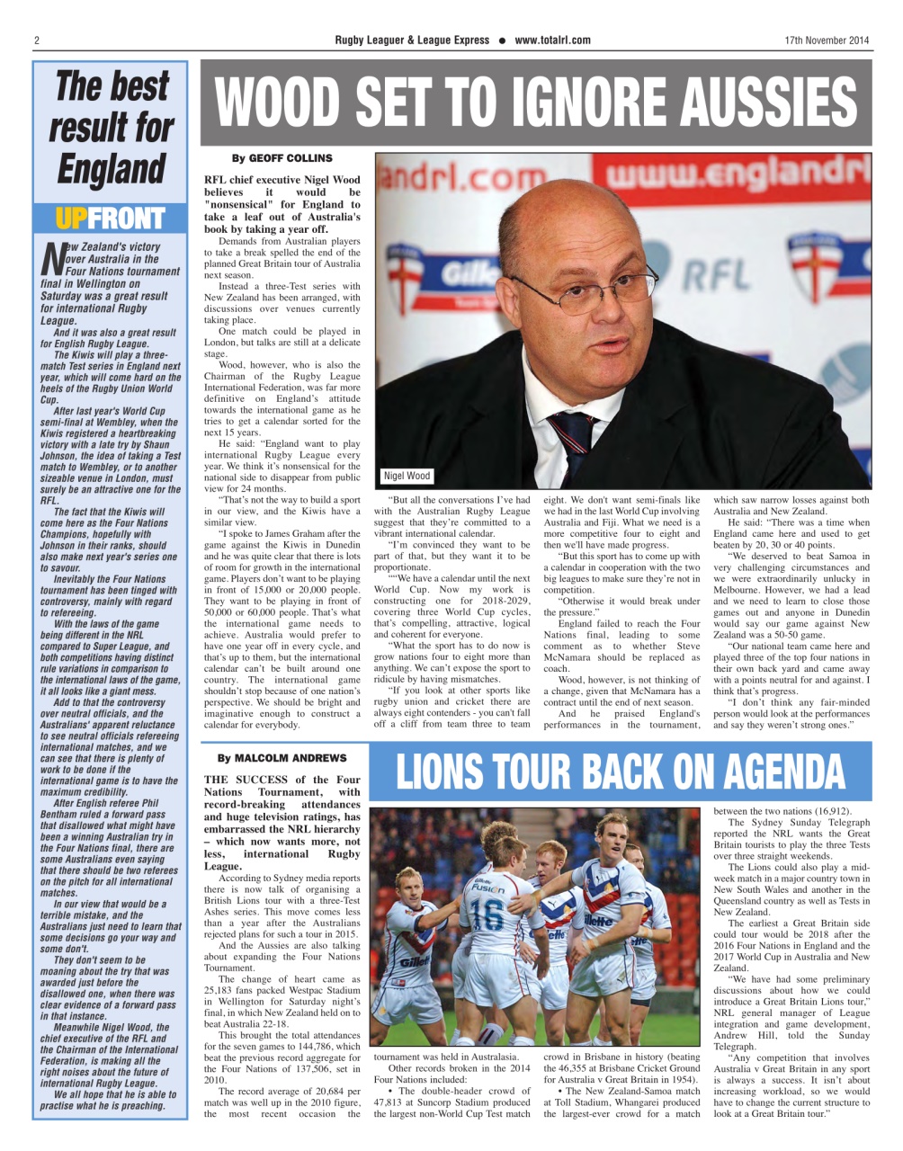 League Express Preview Pages