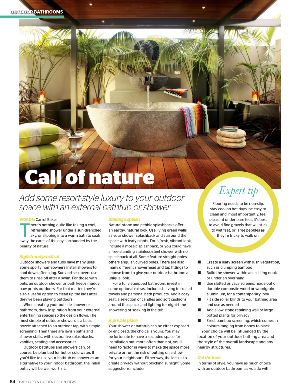 Backyard & Outdoor Living Preview Pages