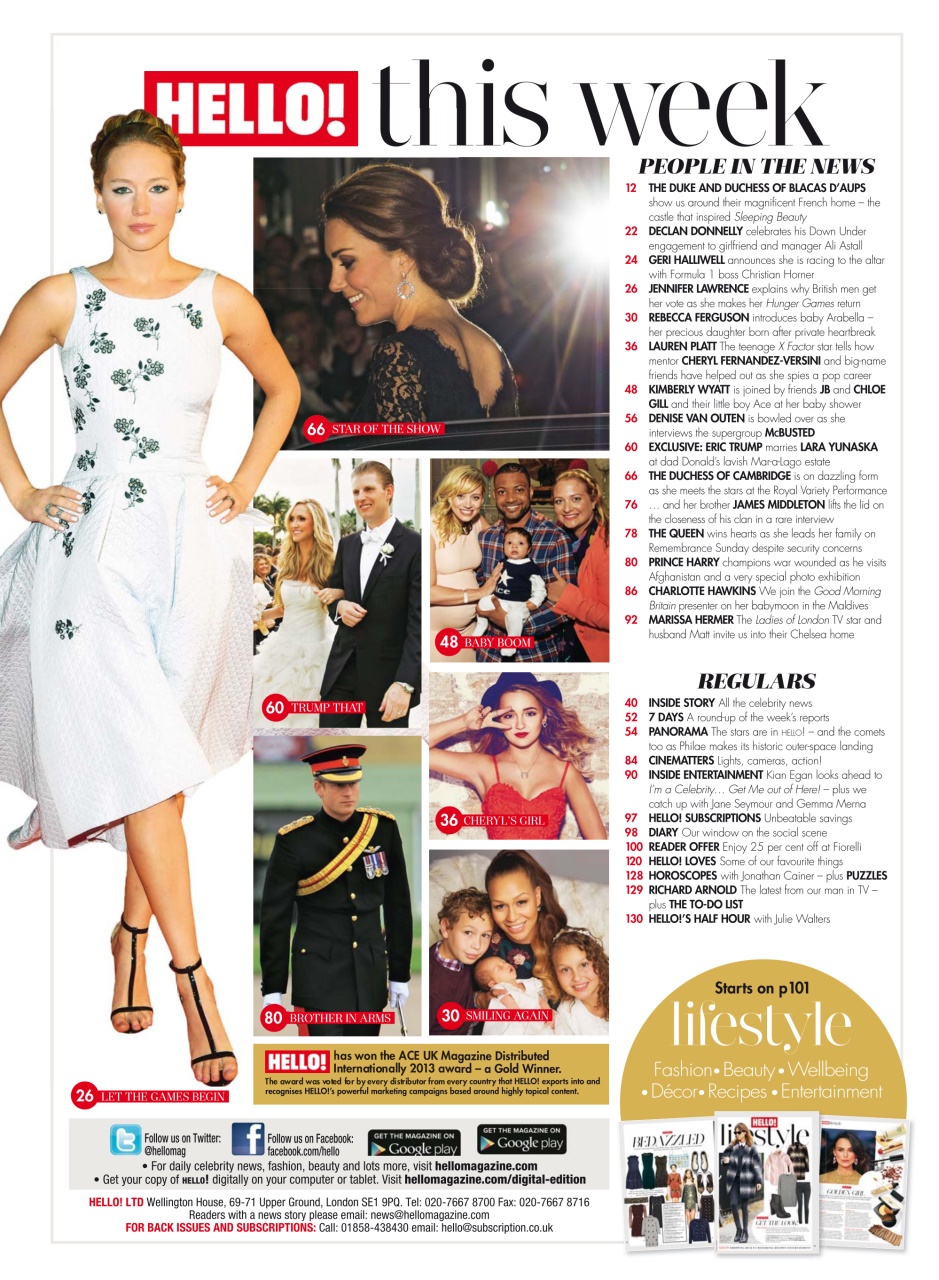 Hello! Magazine Preview Pages