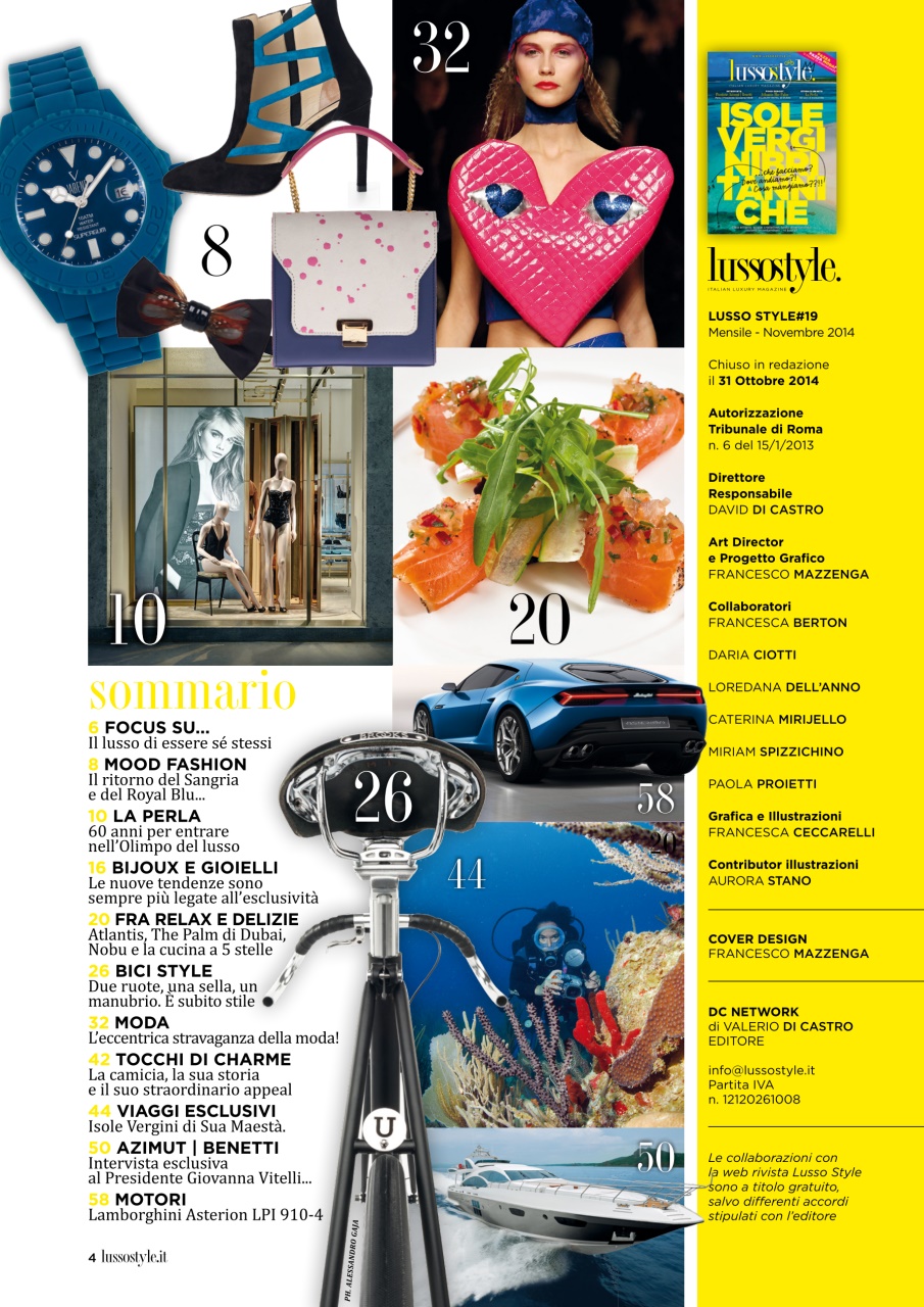 Lusso Style Preview Pages