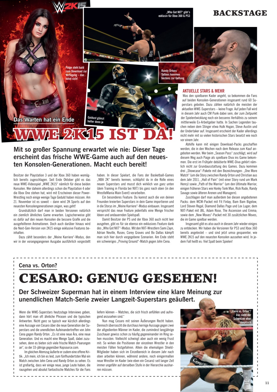 Power-Wrestling Preview Pages