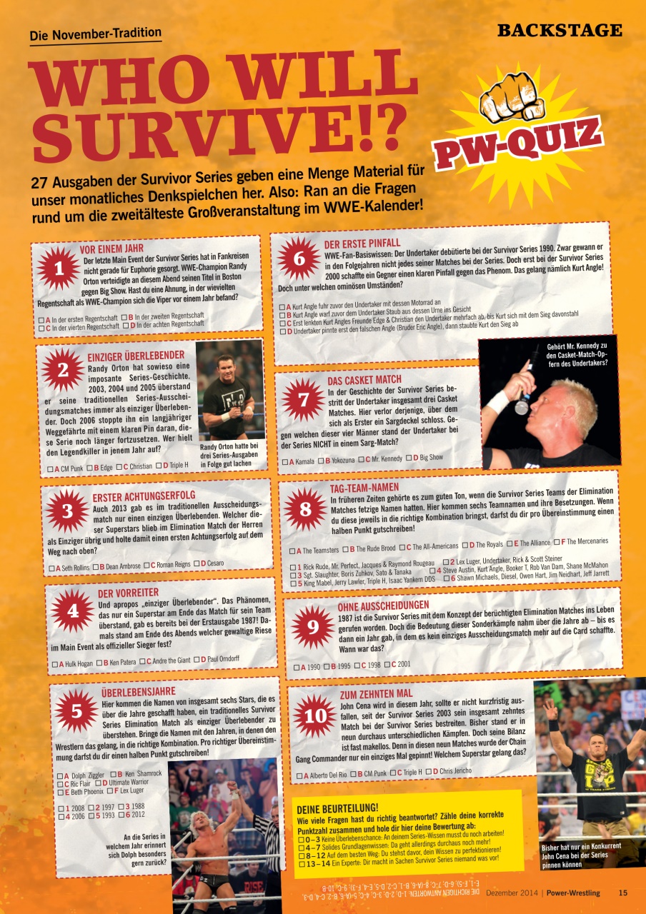 Power-Wrestling Preview Pages