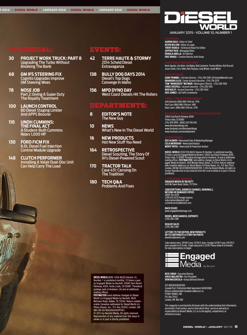 Diesel World Preview Pages