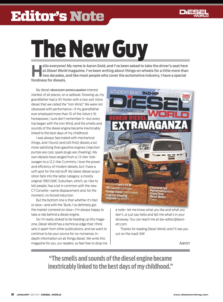 Diesel World Preview Pages