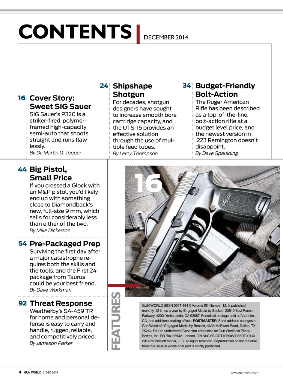Gun World Preview Pages