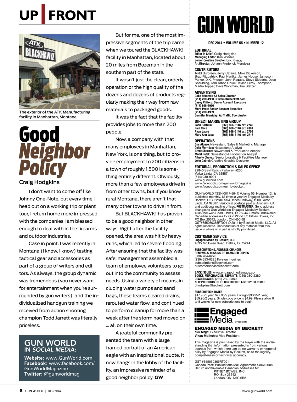 Gun World Preview Pages