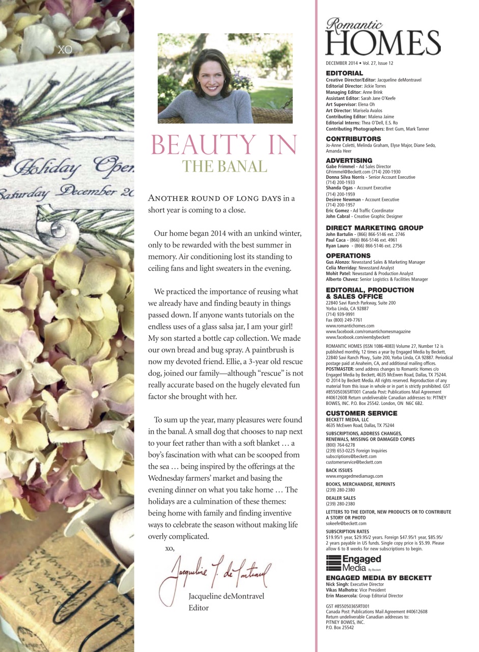 Romantic Homes Preview Pages