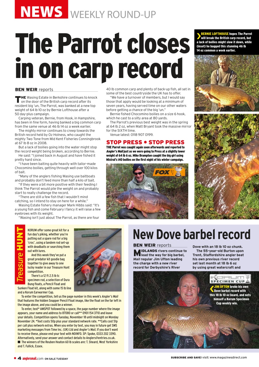 Anglers Mail Preview Pages