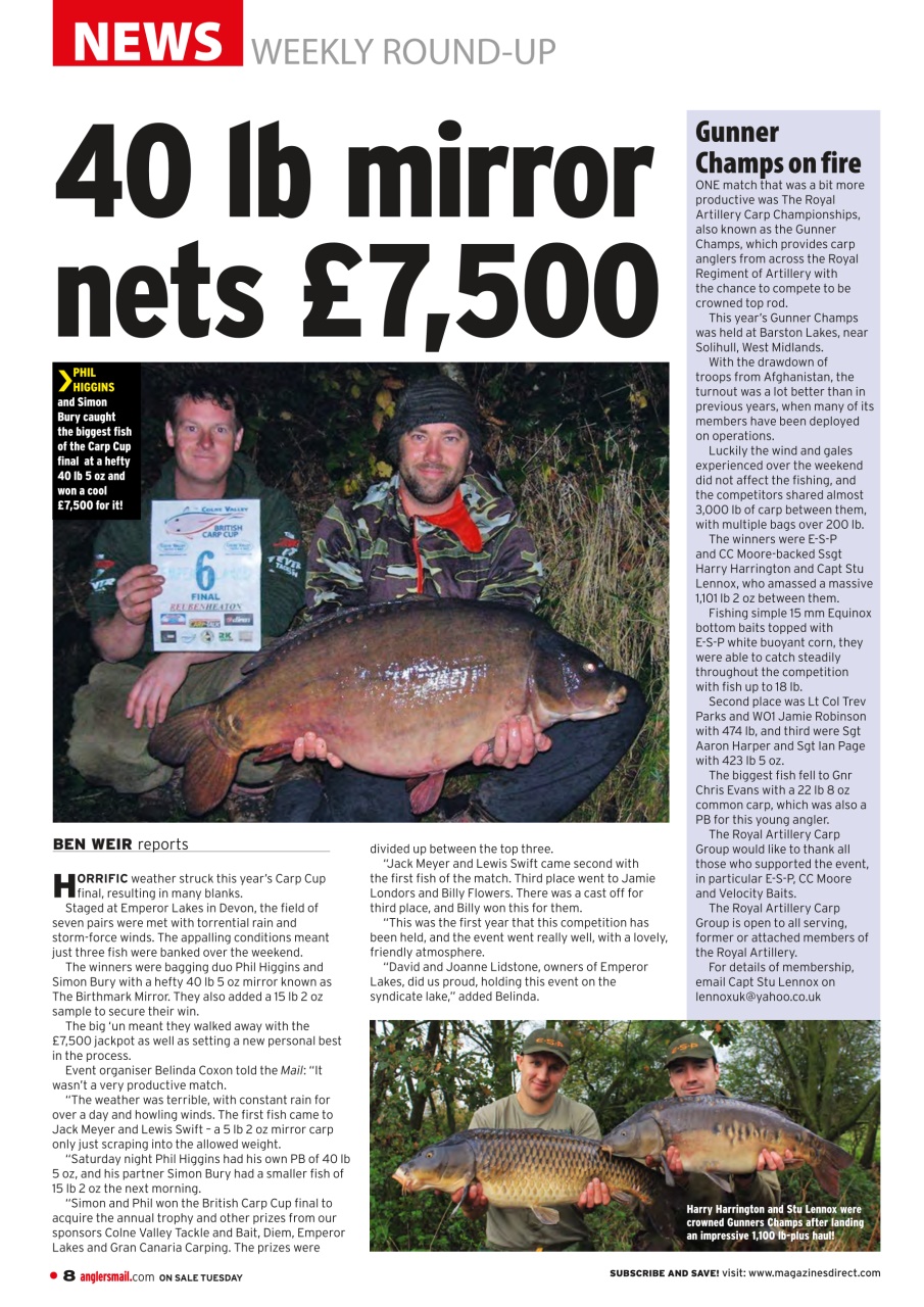 Anglers Mail Preview Pages