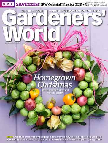 BBC Gardeners’ World Magazine issue Dec-14