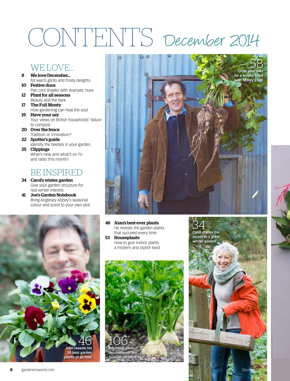 BBC Gardeners’ World Magazine Preview Pages