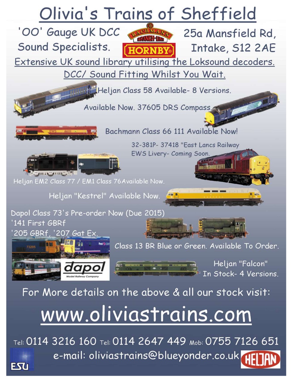 Rail Express Preview Pages