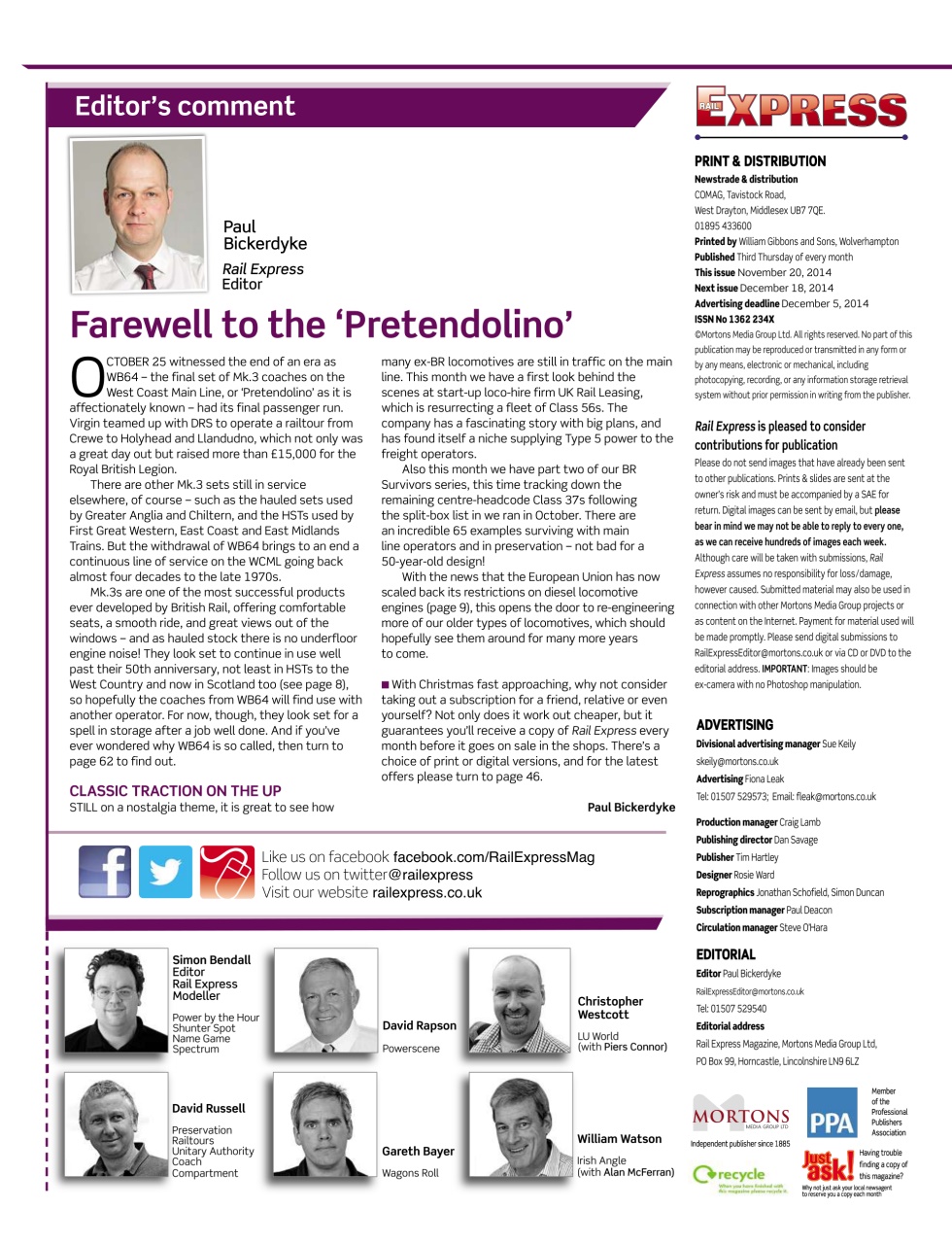 Rail Express Preview Pages