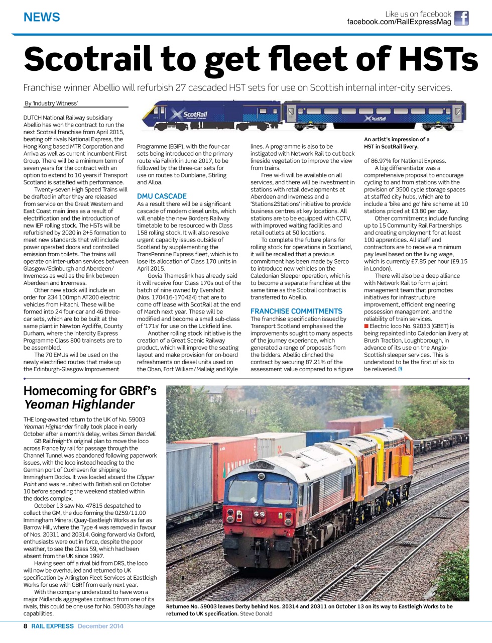 Rail Express Preview Pages