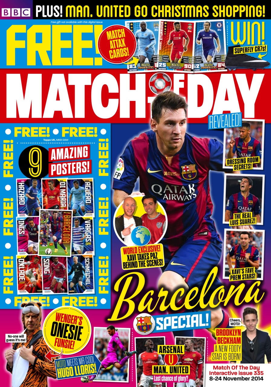 Match of the Day Preview Pages