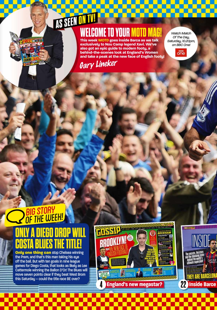 Match of the Day Preview Pages