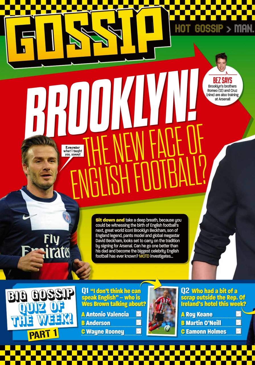 Match of the Day Preview Pages