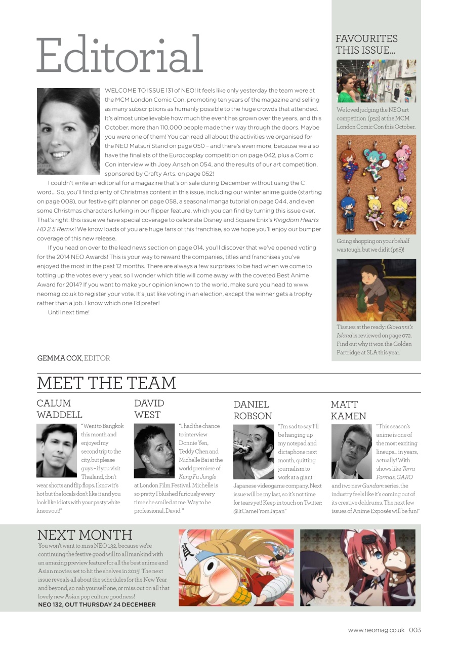 NEO Magazine Preview Pages