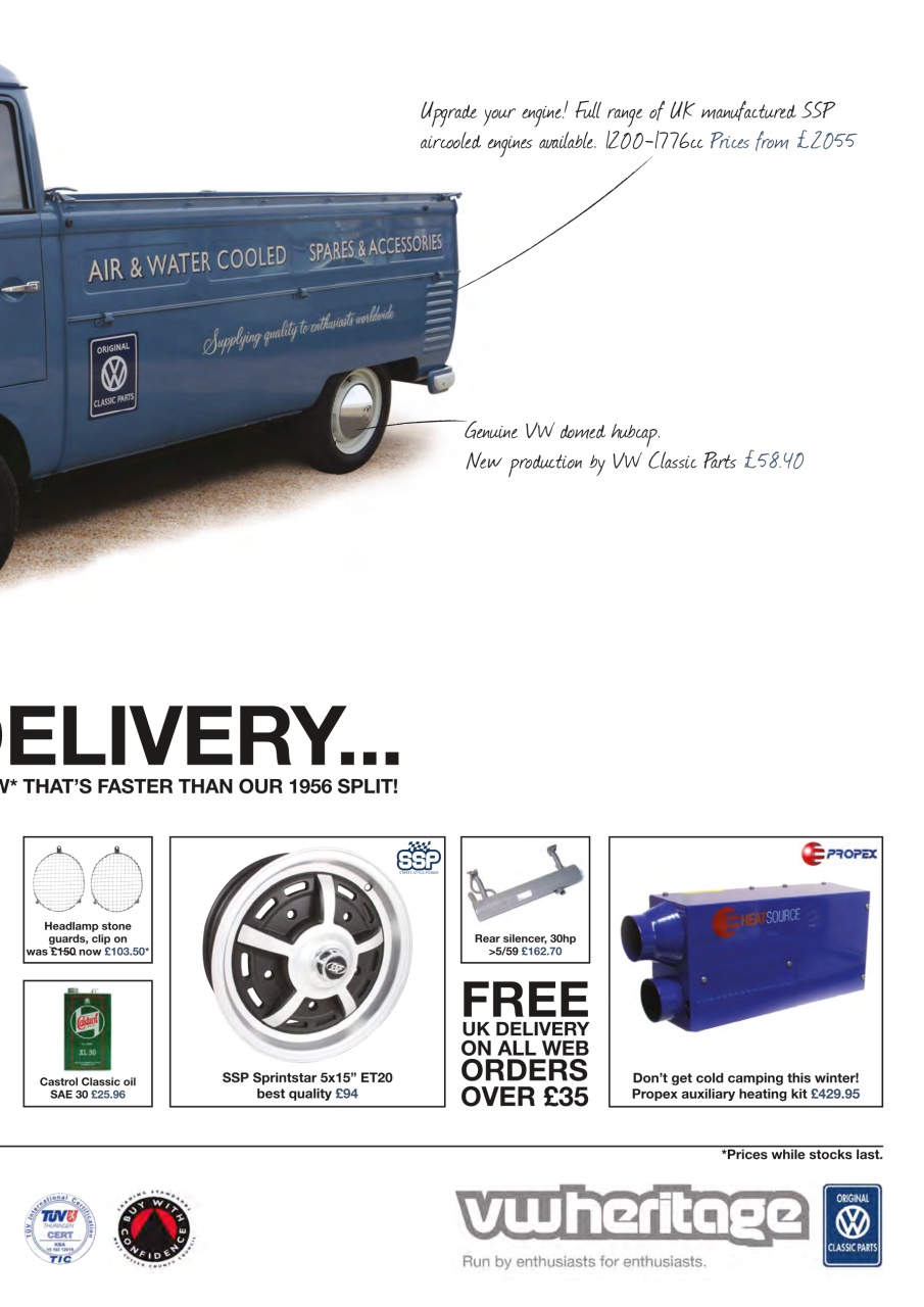 VW Camper Preview Pages