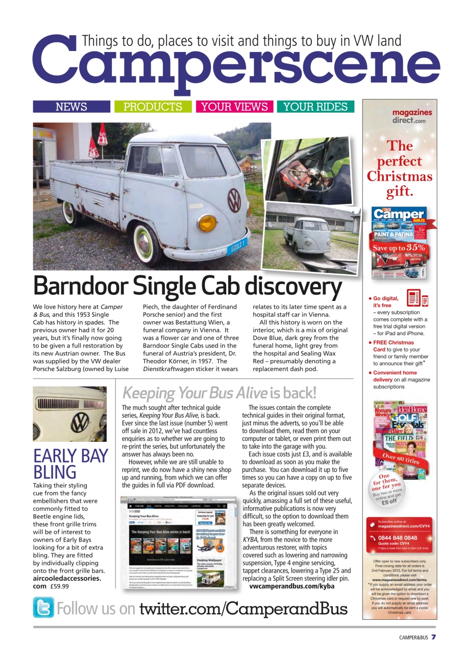 VW Camper Preview Pages