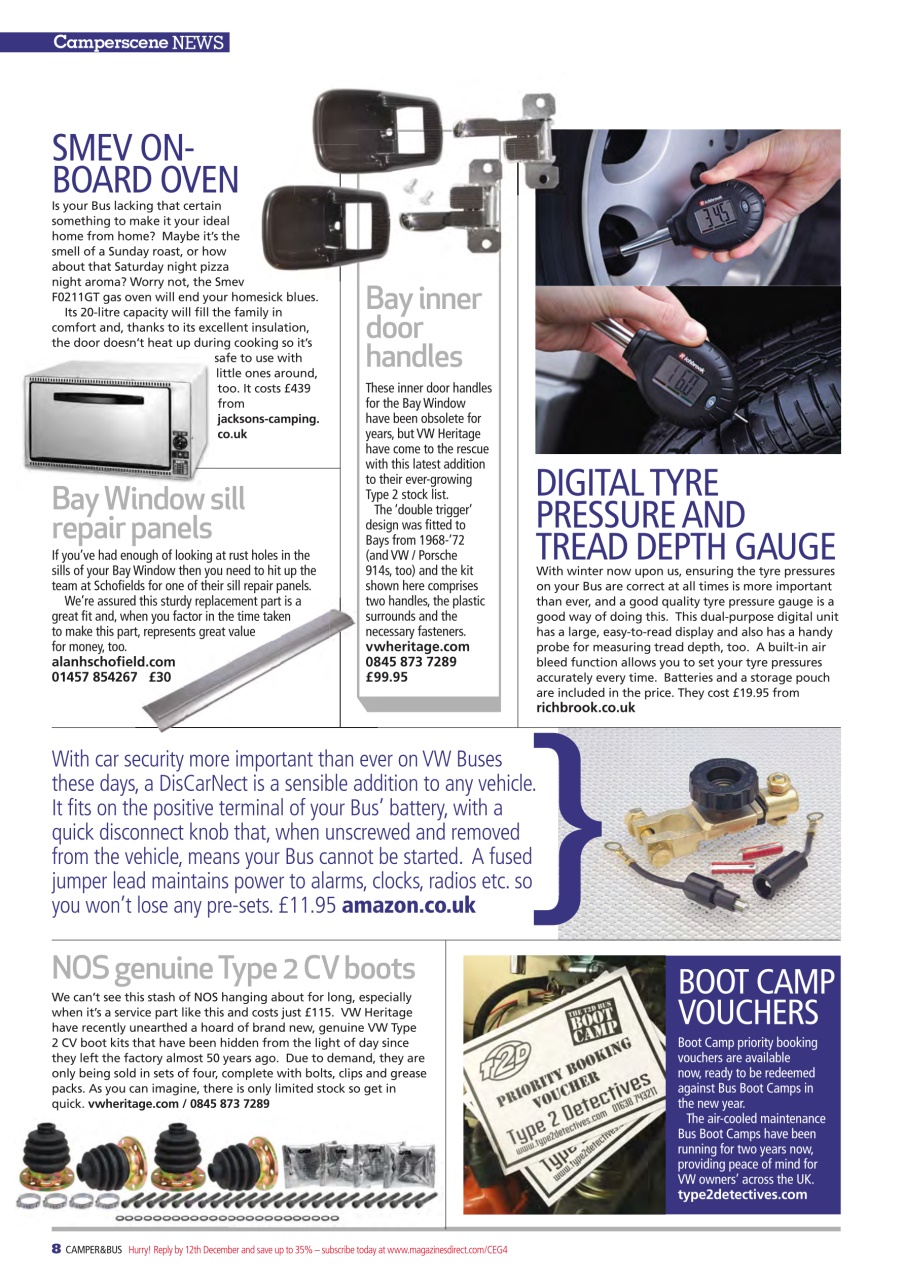 VW Camper Preview Pages