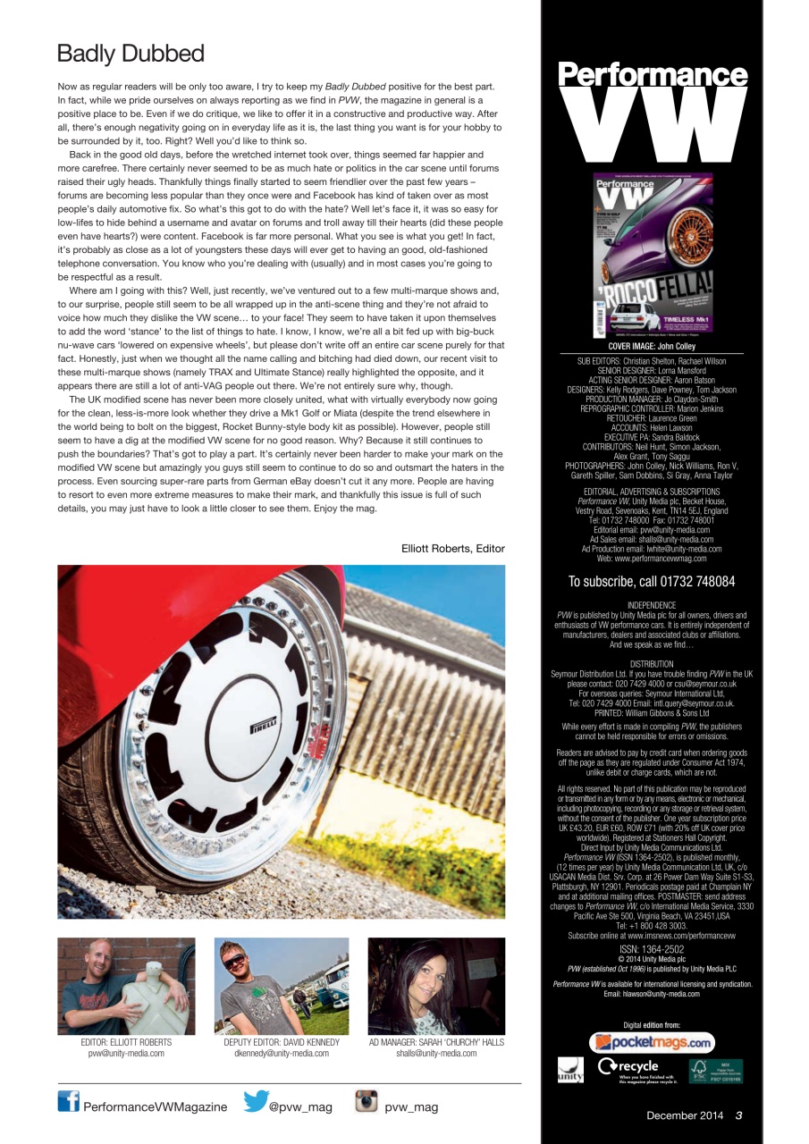 Performance VW Preview Pages