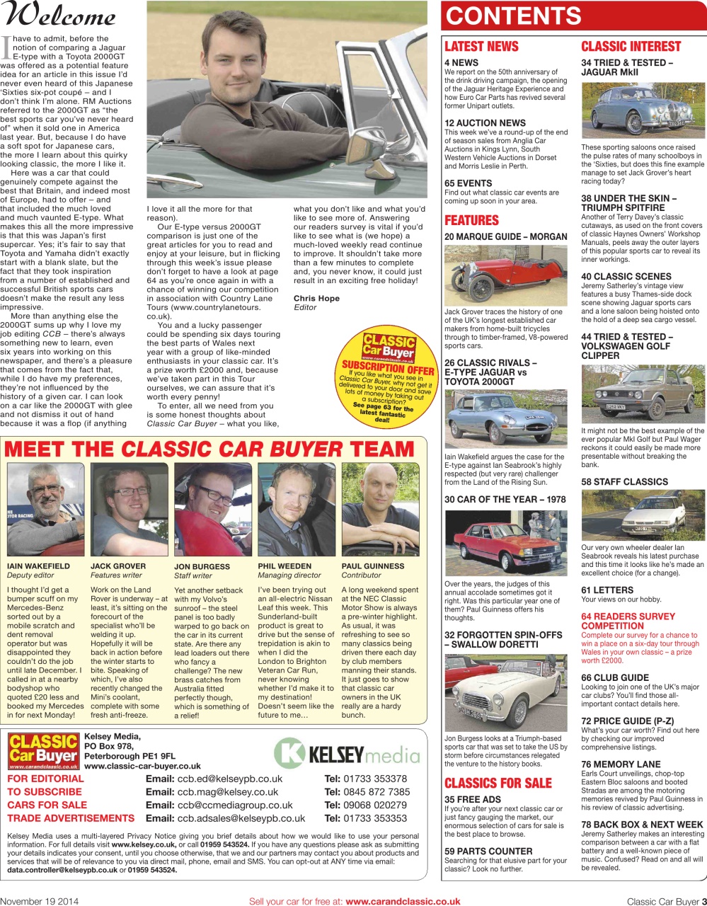 Classic Car Buyer Preview Pages