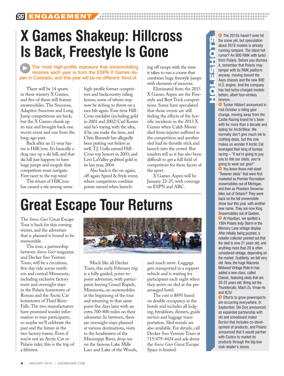 SnowGoer Preview Pages