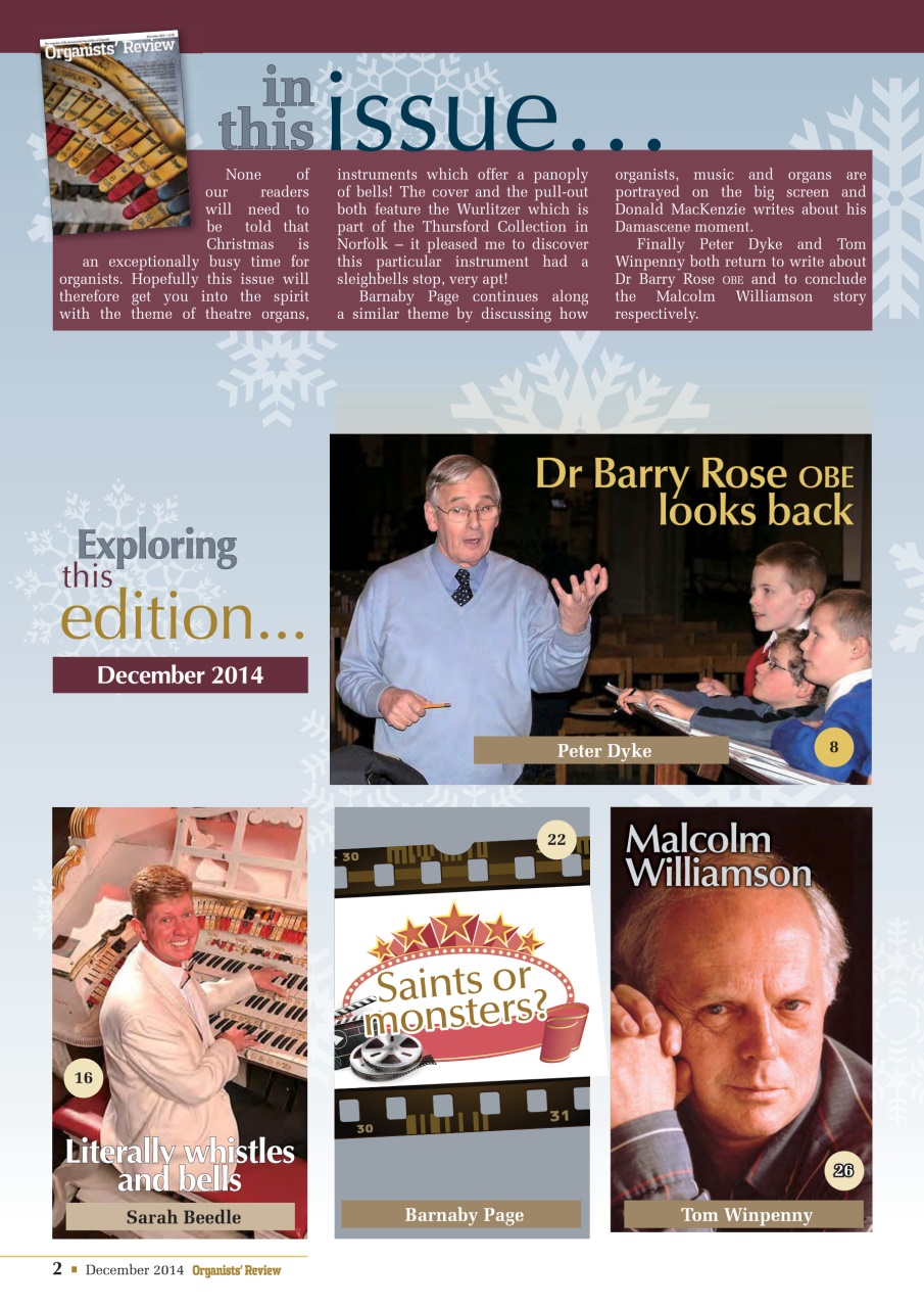 Organists' Review Preview Pages