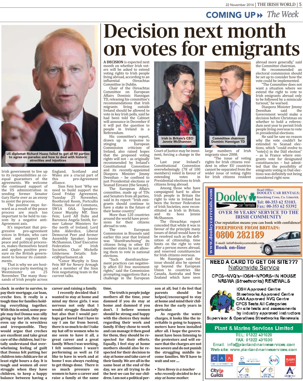 Irish World Preview Pages