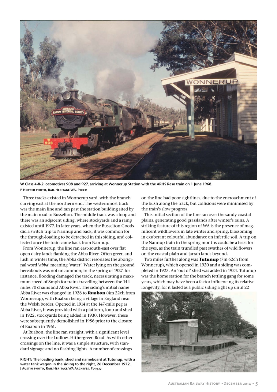 Australian Railway History Preview Pages