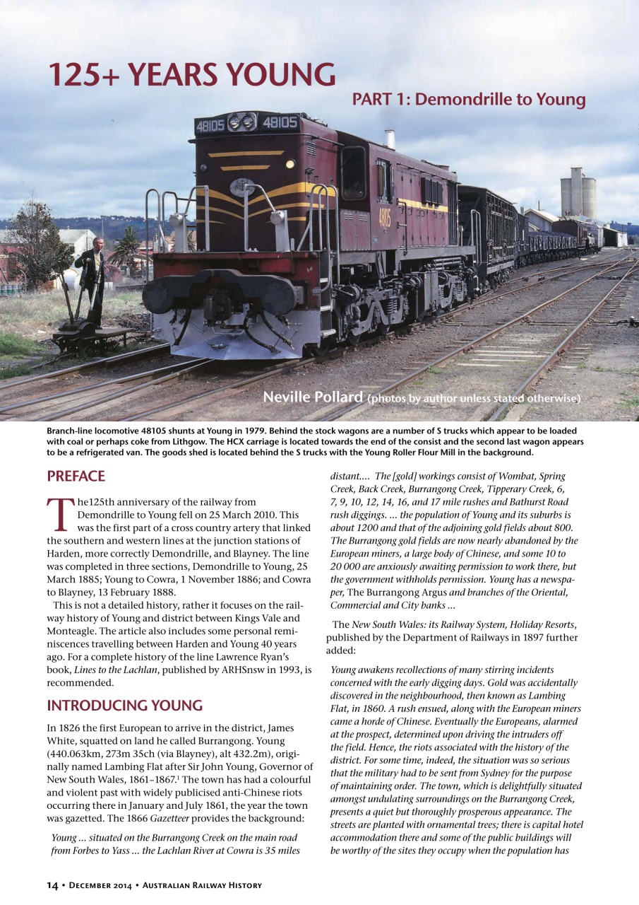 Australian Railway History Preview Pages