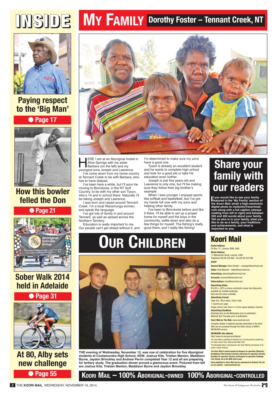 Koori Mail Preview Pages