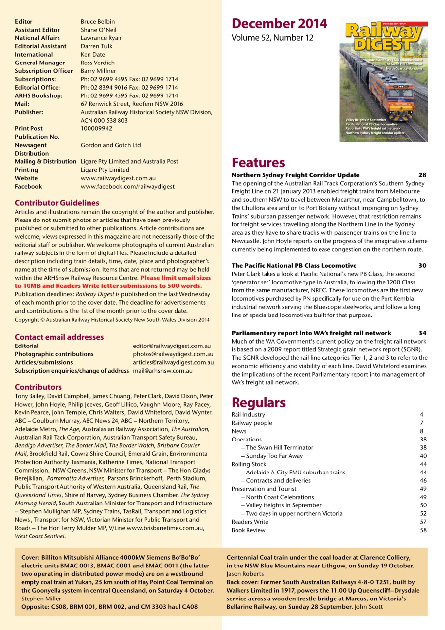 Railway Digest Preview Pages