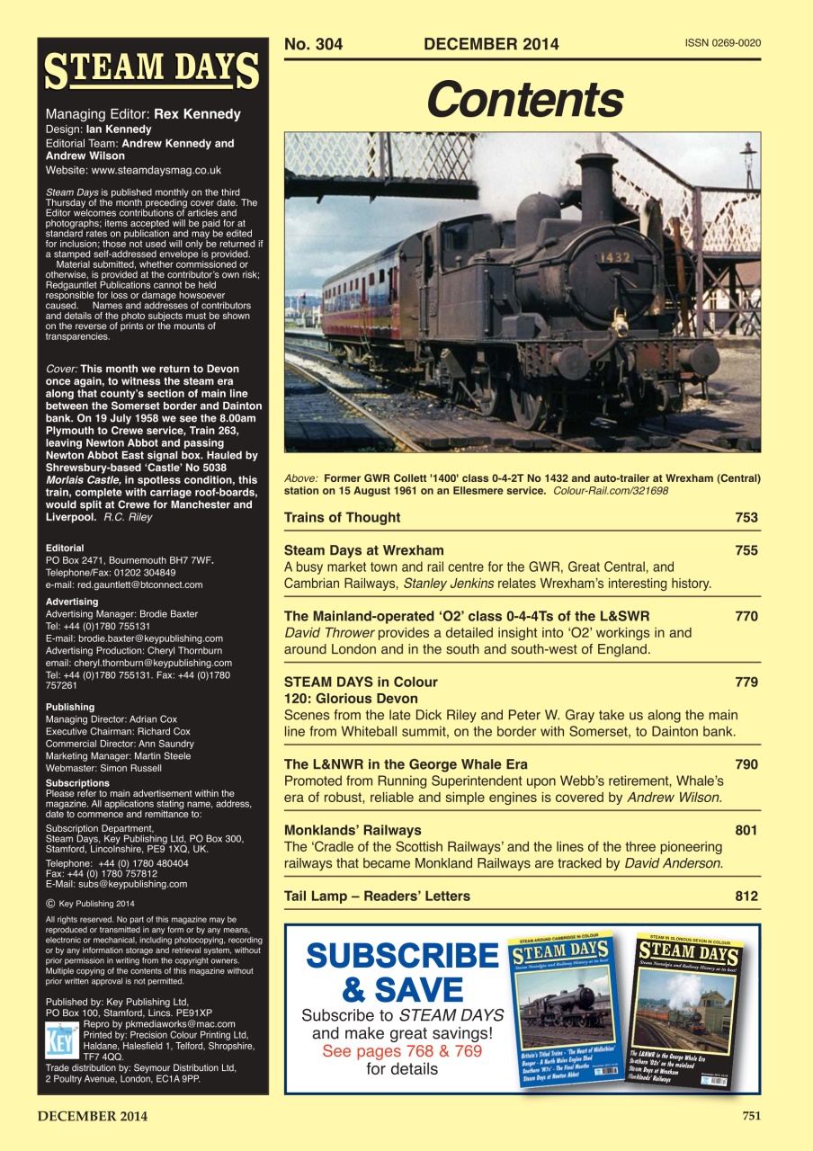 Steam Days Preview Pages