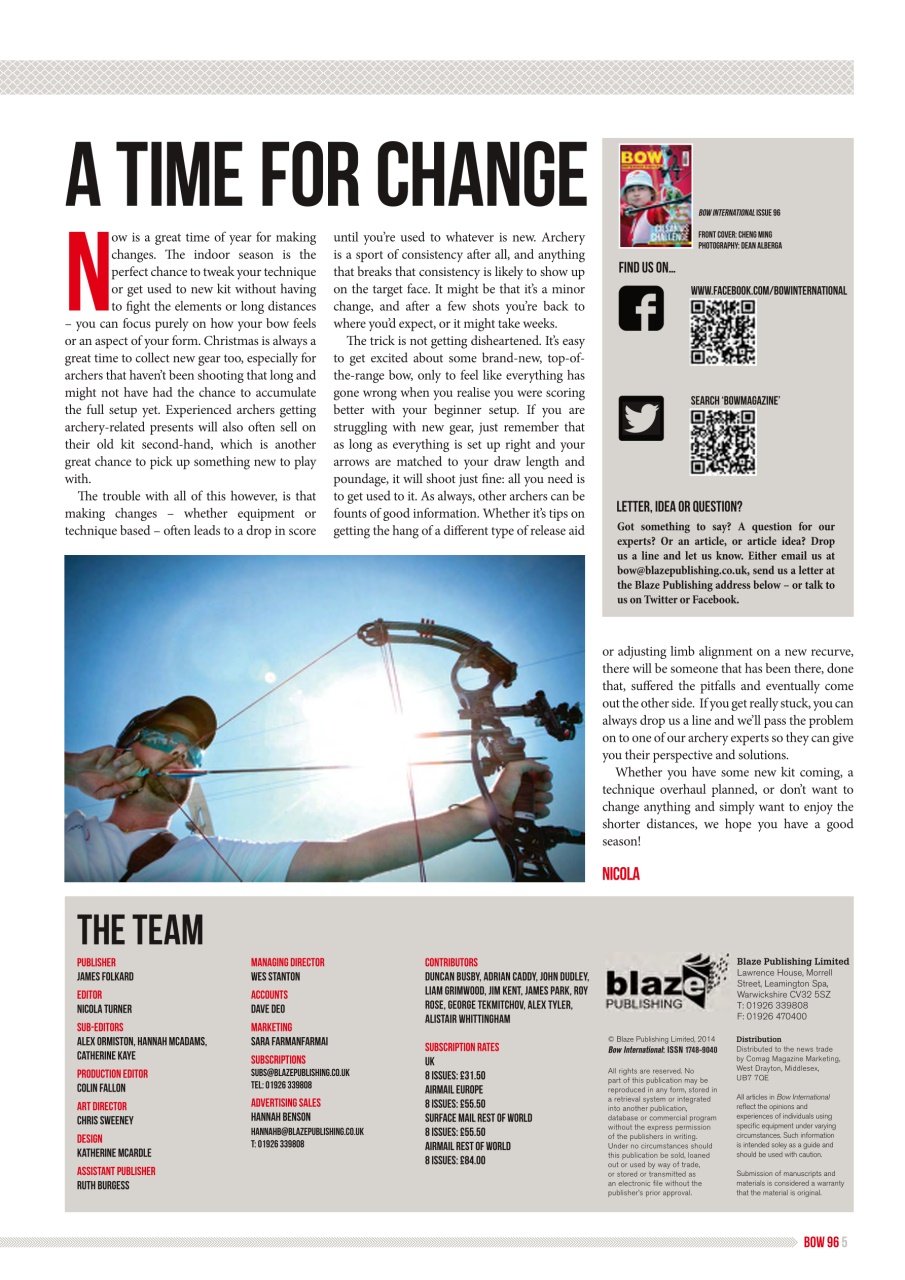 Bow International Preview Pages