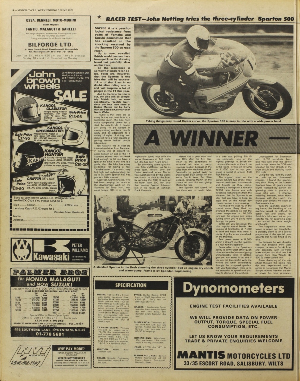 The Classic MotorCycle Preview Pages