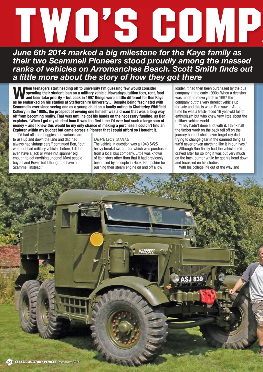 Classic Military Vehicle Preview Pages
