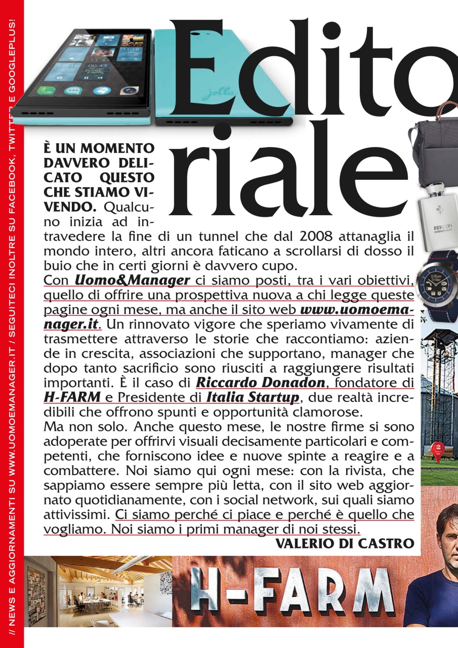 UOMO & MANAGER Preview Pages