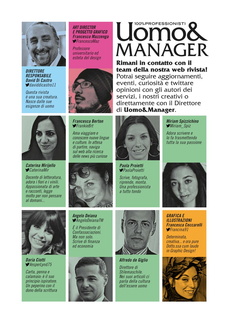 UOMO & MANAGER Preview Pages